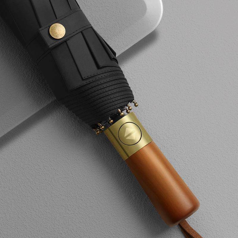 实木手柄加大商务高级纯色全自动雨伞防风复古简约晴雨两用折叠伞,标准件/零部件/工业耗材,其他五金件,淘宝优惠券,粉丝福利购,淘宝优惠卷