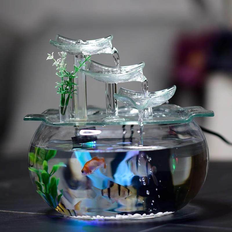 一道水2025新款鱼缸循环水招才聚气全自动圆形鱼缸客厅桌摆微景观,标准件/零部件/工业耗材,其他五金件,淘宝优惠券,粉丝福利购,淘宝优惠卷