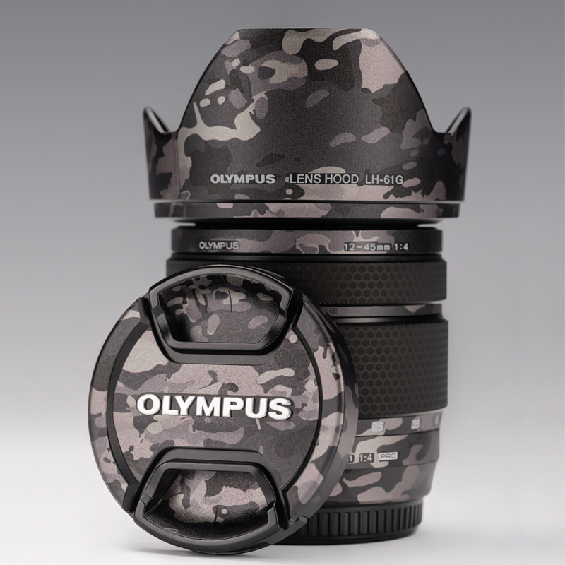 适用于奥林巴斯12-45F4PRO老款 镜头保护贴膜olympus12-45pro 3M