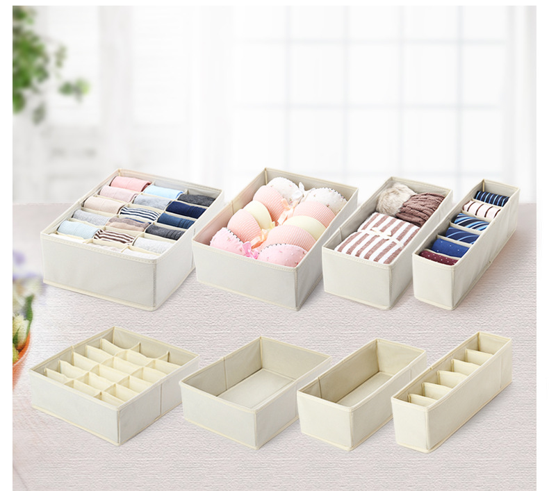 日式风布艺衣柜帽子整理袋收纳盒