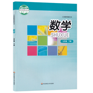 2025新版初中7七年级下册数学书华师大版课本教材教科书初1一下学期数学课本华东师范大学出版社七年级下册数学课本七下数学书