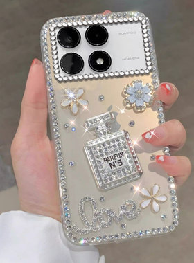 新品高级镶钻适用荣耀WIN手机壳网红80女款10SE防摔GT水钻70秋冬20高端90外壳500新款X30MAX小众60全包60M