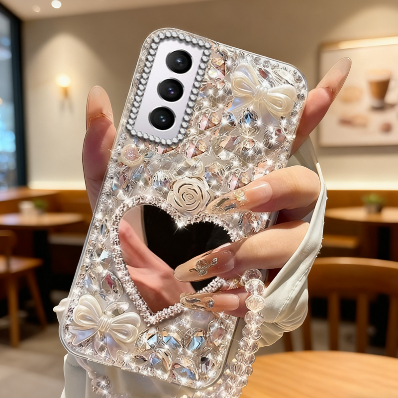 高端奢华镶钻手机壳，不掉钻，不发黄