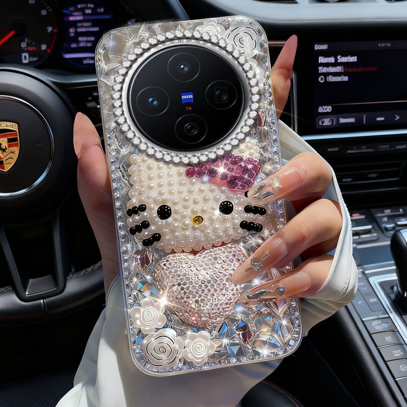 高端奢华镶钻手机壳，不掉钻，不发黄