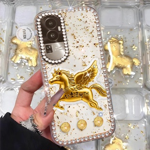 13防摔7本命年K9x 10新品 2026马年发财适用OPPOReno10手机壳高级感A1保护套12新年款 K9情侣9春节k9镶钻k7女款