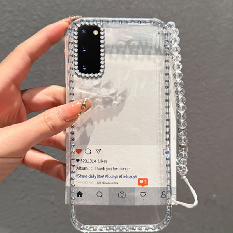 高端奢华镶钻手机壳，不掉钻，不发黄