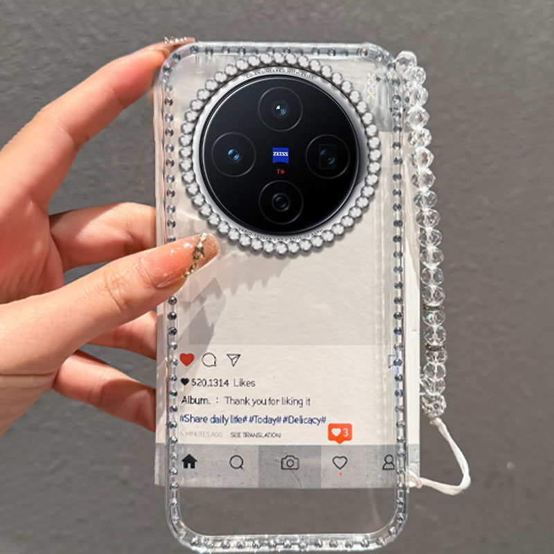 高端奢华镶钻手机壳，不掉钻，不发黄