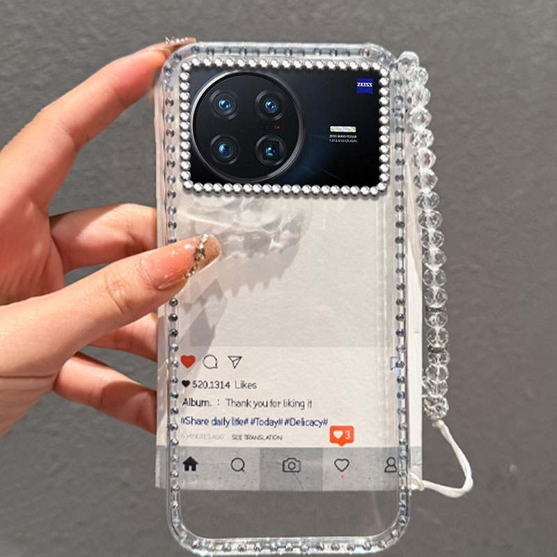 高端奢华镶钻手机壳，不掉钻，不发黄