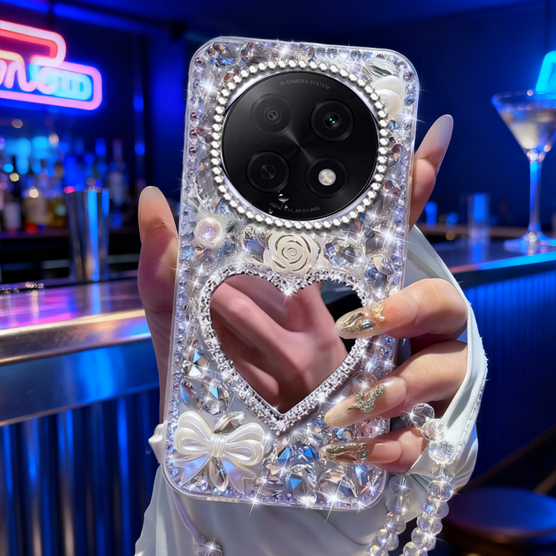 高端奢华镶钻手机壳，不掉钻，不发黄