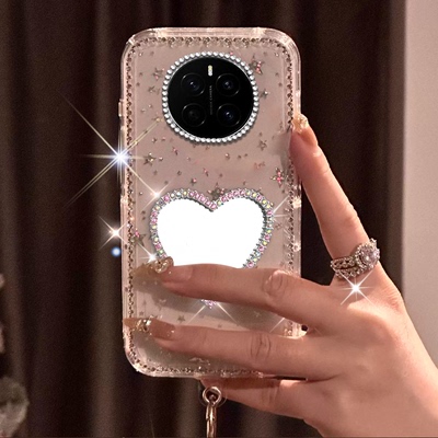 春天清新化妆镜适用荣耀Magic7手机壳透明WIKO Hi  60S高级感60Pro防摔X10Max女款4Pro保护套X60GT/2026年