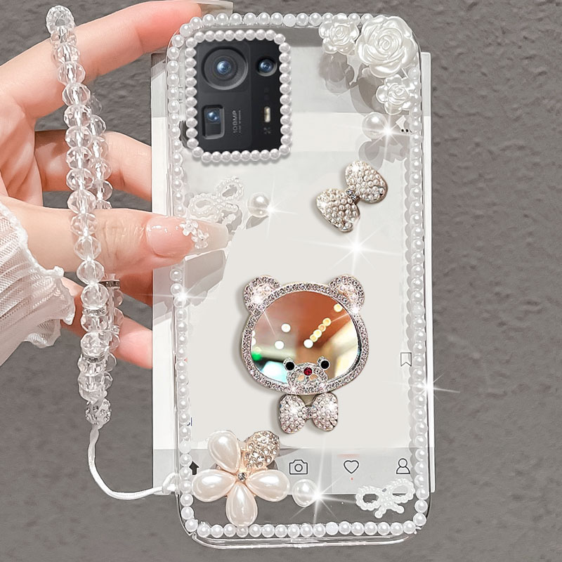 高端奢华镶钻手机壳，不掉钻，不发黄