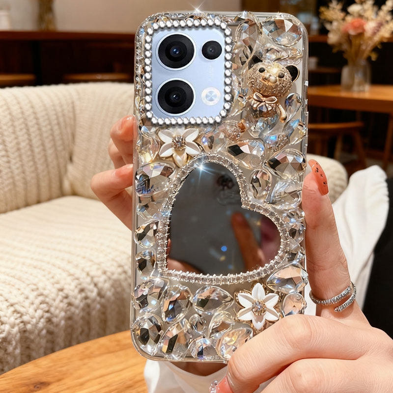 高端奢华镶钻手机壳，不掉钻，不发黄