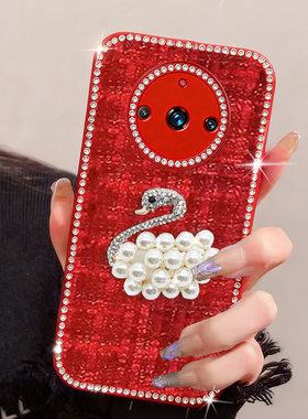 红色过年新年款适用realme真我11手机壳保护套 5G新款V11S/2026年Q3S防摔11全包Q5PRO镶钻10+春节12+布艺Q3i