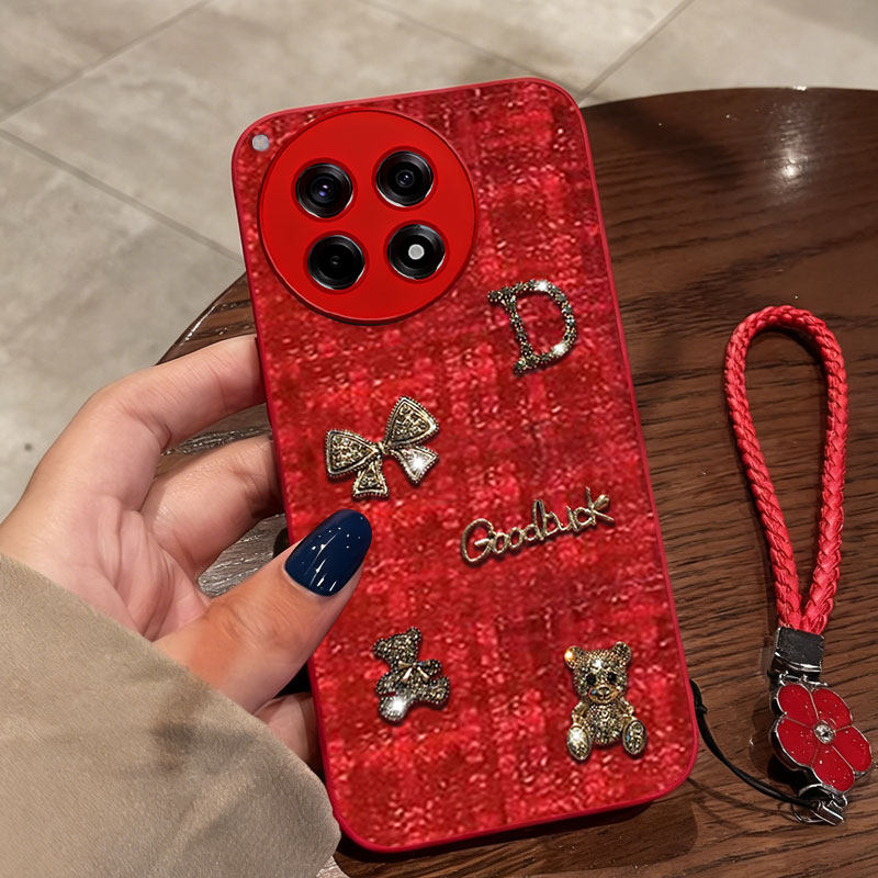 2026红色新年款，名媛针织布艺小香风