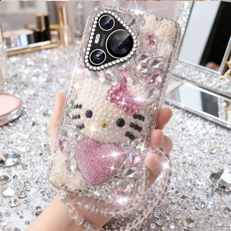高端奢华镶钻手机壳，不掉钻，不发黄