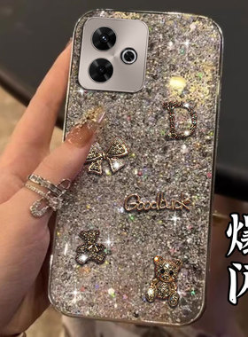 直边爆闪适用Redmi红米Note13手机壳网红k40s女款13R防摔k40/2025年k50保护套k50外壳12T高级感9 新款