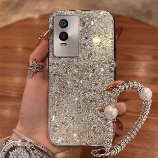 Y77e全包Y300t新款 高端爆闪适用vivoY76s手机壳网红9S 2025年9高级感Y200GT女款 5G防摔10 VIVOY36T 保护套Y50