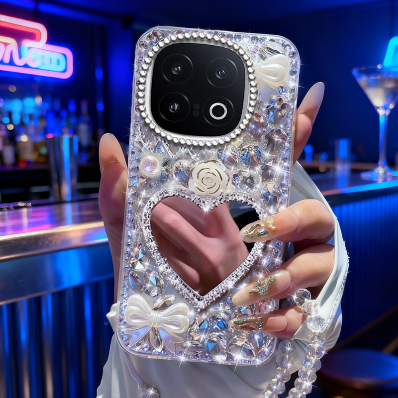 高端奢华镶钻手机壳，不掉钻，不发黄