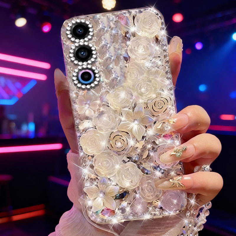高端奢华镶钻手机壳，不掉钻，不发黄
