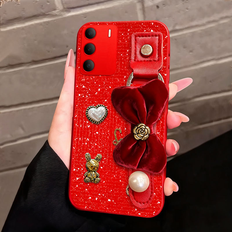 2026马年新年款，磨砂光闪皮，防摔耐磨