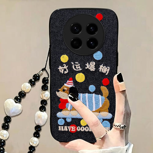 真刺绣牛仔布，防摔耐磨，不掉色