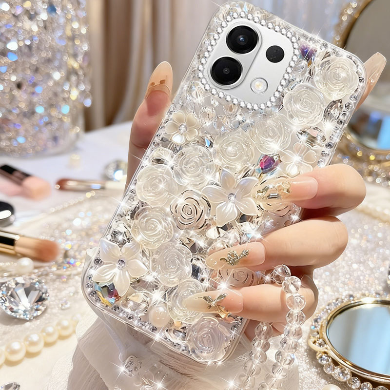 高端奢华镶钻手机壳，不掉钻，不发黄