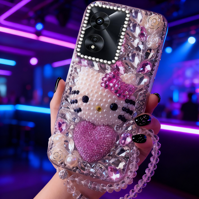 高端奢华镶钻手机壳，不掉钻，不发黄