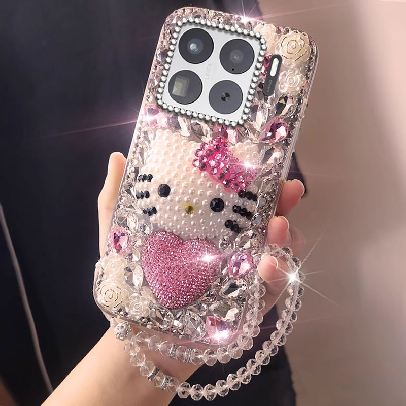 高端奢华镶钻手机壳，不掉钻，不发黄