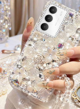 马年新款镶钻小清新适用realme真我V70手机壳满钻10全包真我GT8本命年Narzo30 春节GT7防摔V25奢华真我GT8