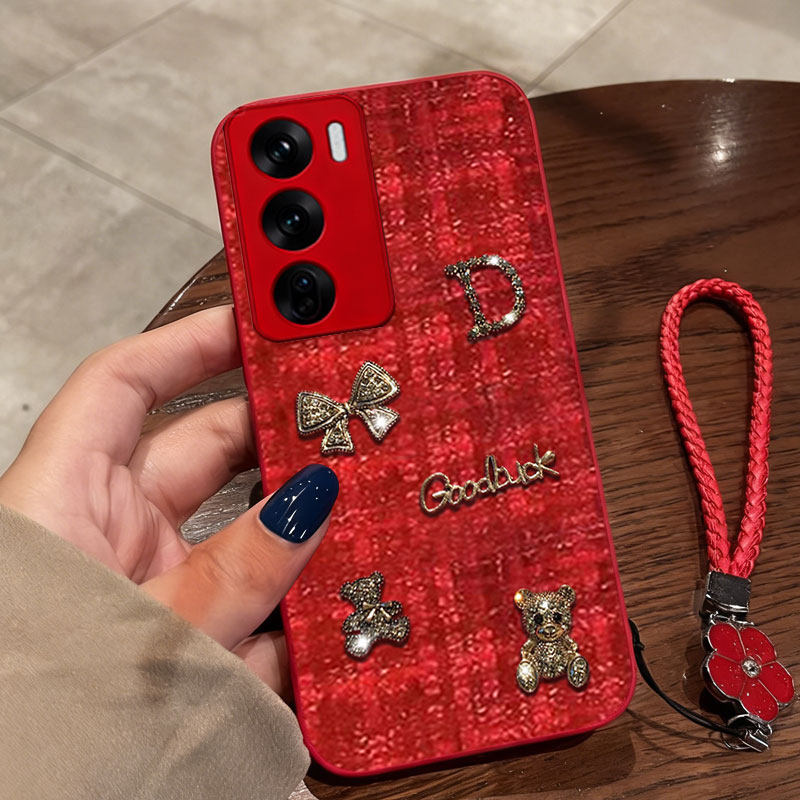 2026红色新年款，名媛针织布艺小香风