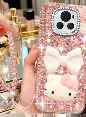 高级满钻上档次适用荣耀Magic6手机壳女款7镶钻60防摔60X外壳6Pro/2025年X60i新品X50i小众4网红5Pro保护套8x