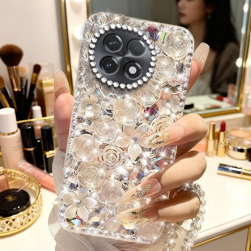 高端奢华镶钻手机壳，不掉钻，不发黄