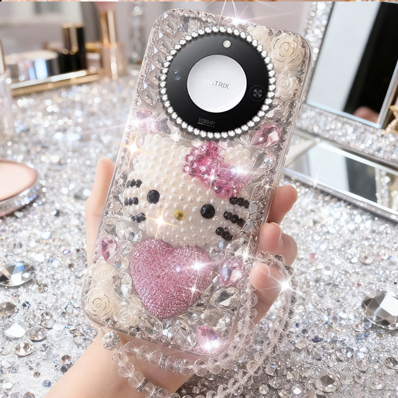 高端奢华镶钻手机壳，不掉钻，不发黄