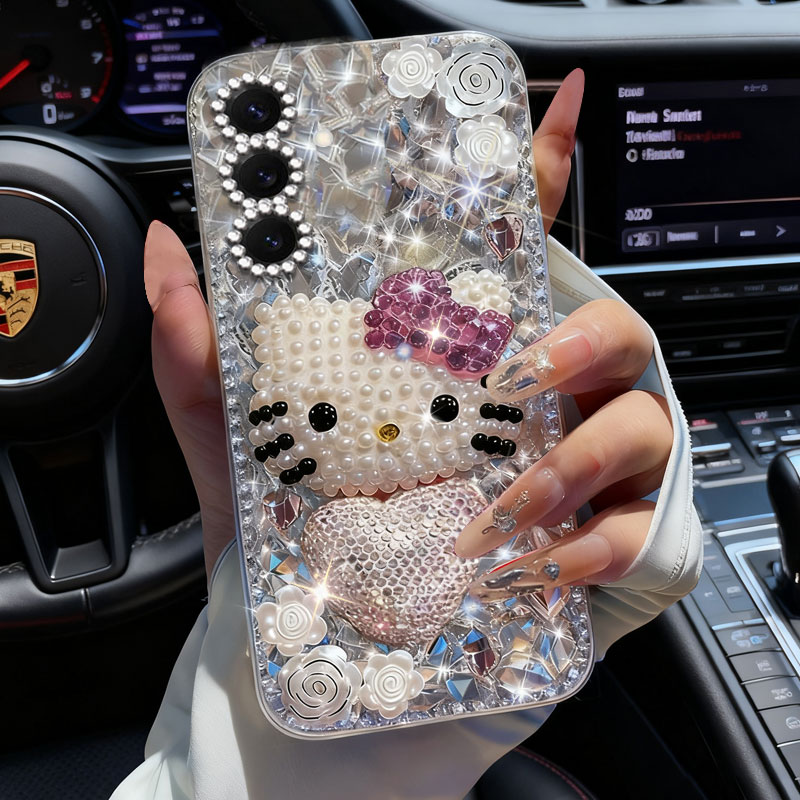 高端奢华镶钻手机壳，不掉钻，不发黄