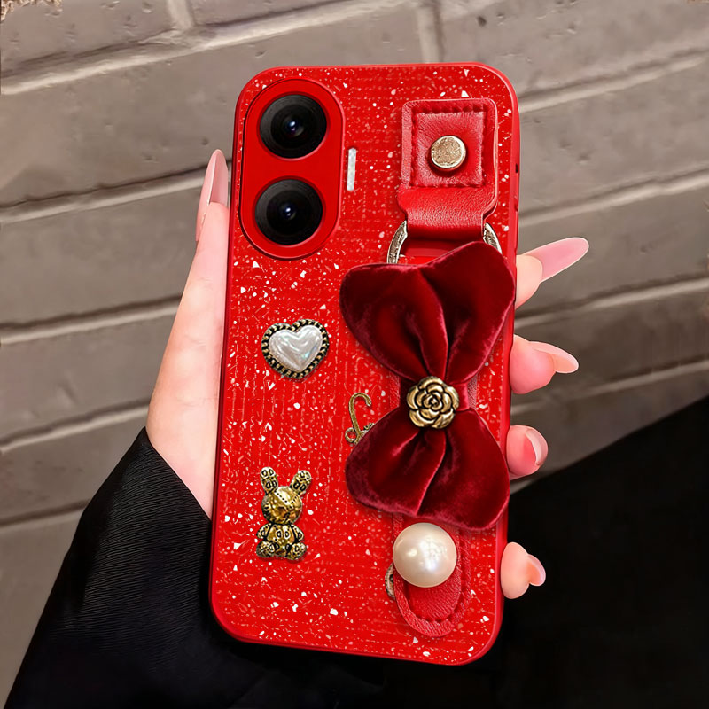 2026马年新年款，磨砂光闪皮，防摔耐磨