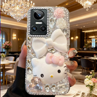 2026年GT5 外壳V25防摔11 奢华上档次镶满钻适用realme真我GTNeo3手机壳过年V11S保护套GTNeo2网红GT2新品