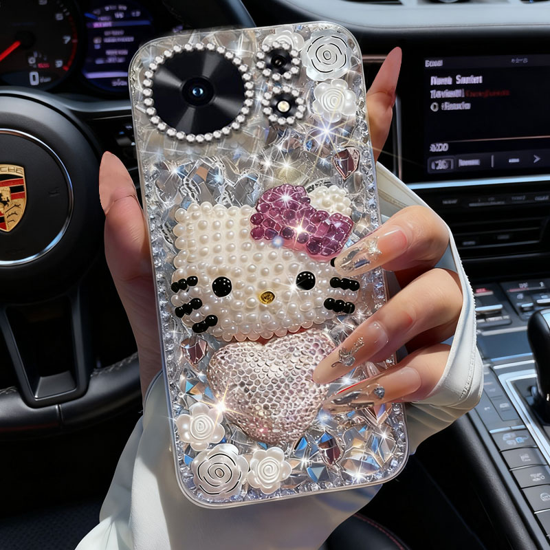 高端奢华镶钻手机壳，不掉钻，不发黄