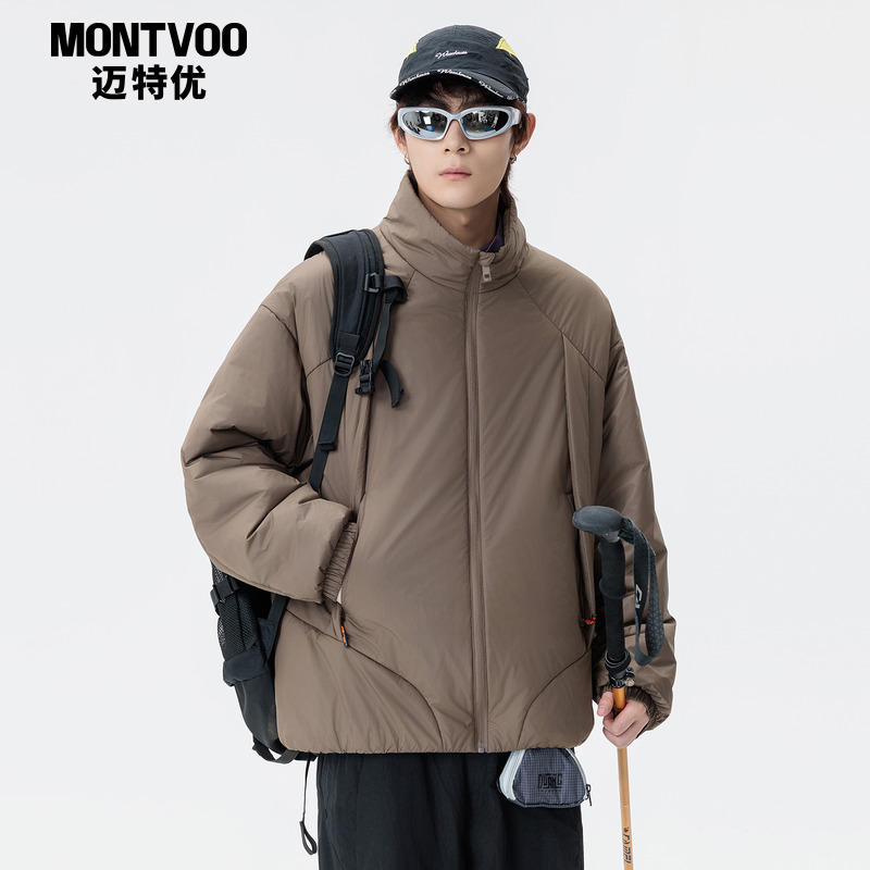 【保暖百搭】户外防风立领棉服