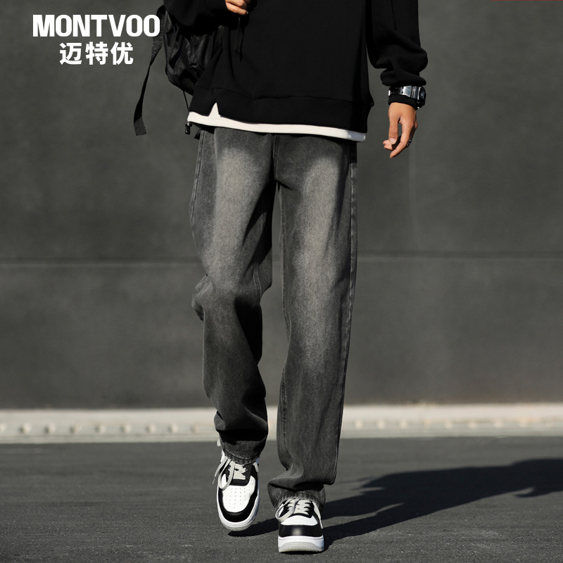 【潮流神器】新款美式水洗牛仔裤