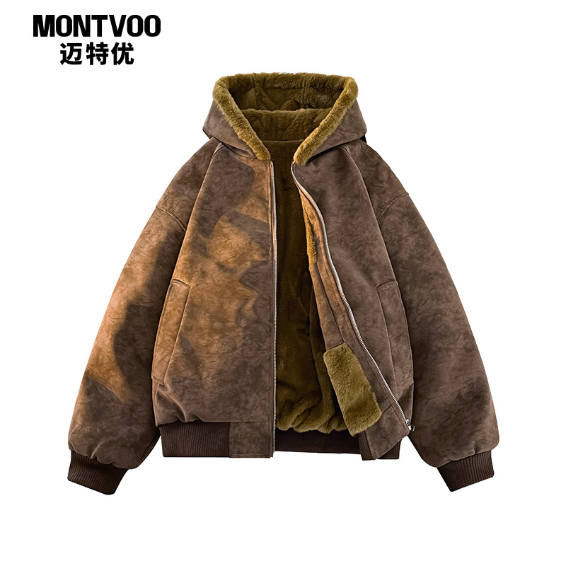 【重磅座山雕】加厚保暖棉衣外套