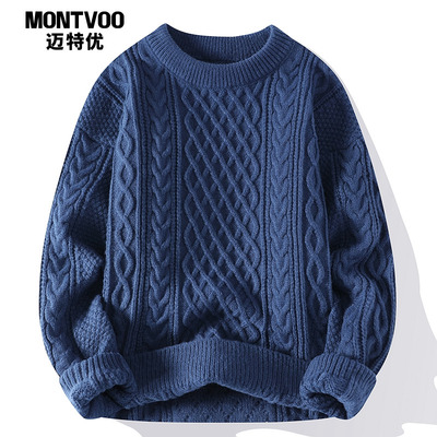 新品套头毛衣迈特优针织衫