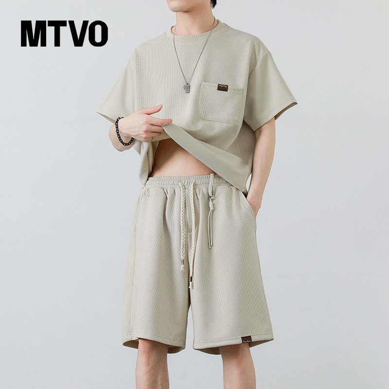 MTVO迈特优运动短袖短裤套装