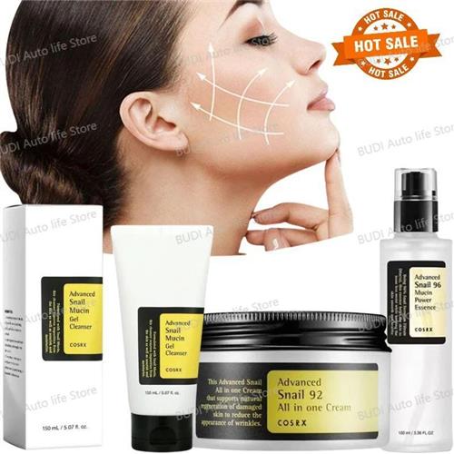 Advanced Snail 96 Mucin Power Essence/Cleanser/Cream Moistur