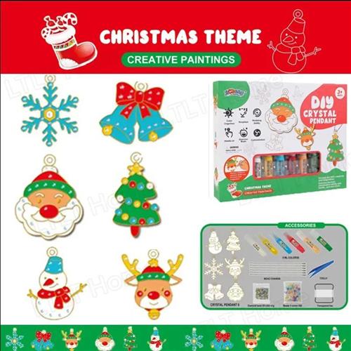 DIY Crystal Paint Arts and Crafts Set Christmas Bake Free Gl