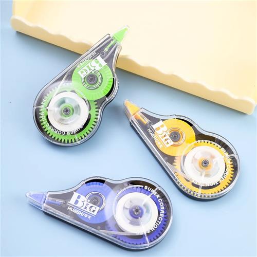 3pcs Correction Tape, White Mistake Out, Film-Based Tape, Tr