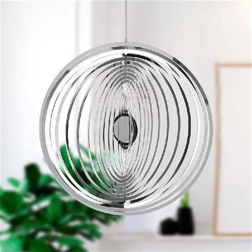 Stainless Steel 3D Rotating Wind Chime Bell Round Drop