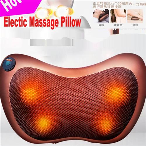 Electric Neck Massager Pillow Back Waist Massage 颈椎按摩枕
