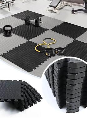 12PCS 30*30cm Sports Protection Gym Mat EVA Leaf Grain Floor