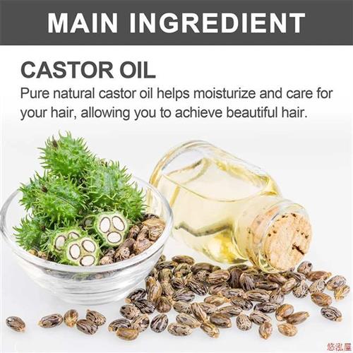 Jamaican Organic Black Castor Oil Hair Growth Scalp黑蓖麻油