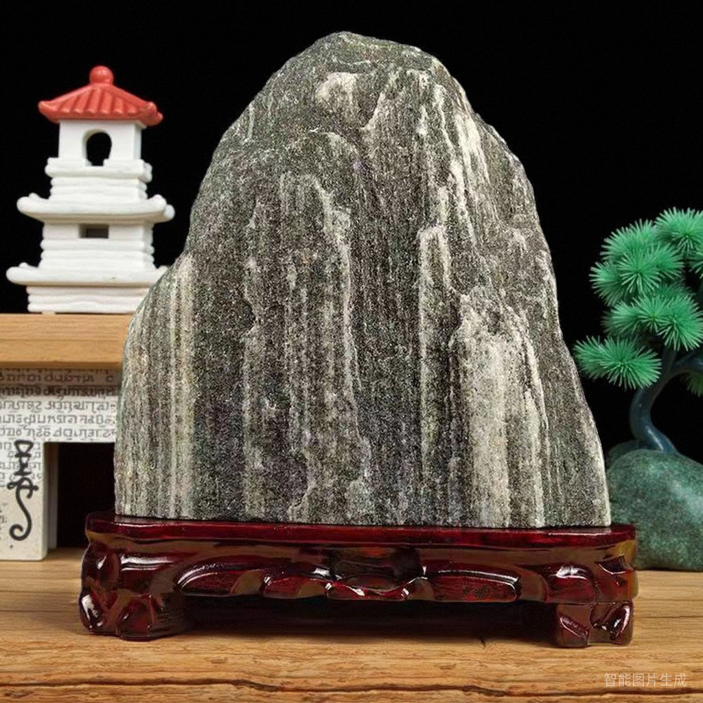 天然原山石红字靠山石泰山石敢当镇宅室外补角石头风水冲门口摆件